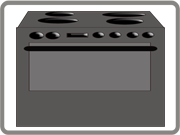 Kitchen stove - wide