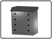 chest of drawers